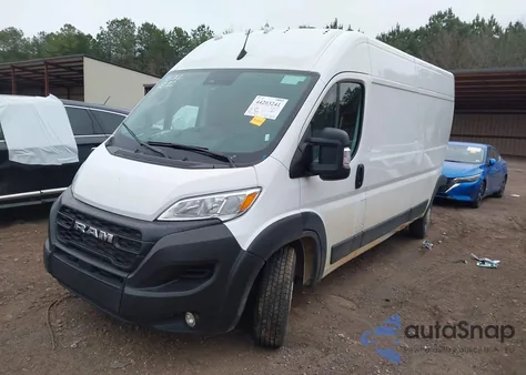 2025 Ram Promaster 2500 Tradesman High Roof 159 Wb W/Pass Seat z USA, uszkodzony, nr VIN 3C6LRVDG2SE507541